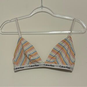 Calvin Klein Multicolor Striped Bralette